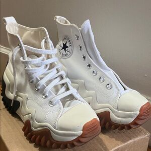 Converse Run Star Motion Black White Gum